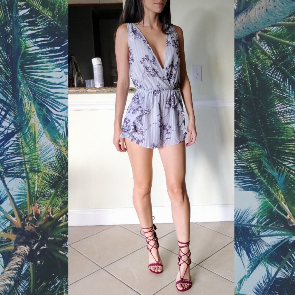 FASHION NOVA Lavender Romper NWOT